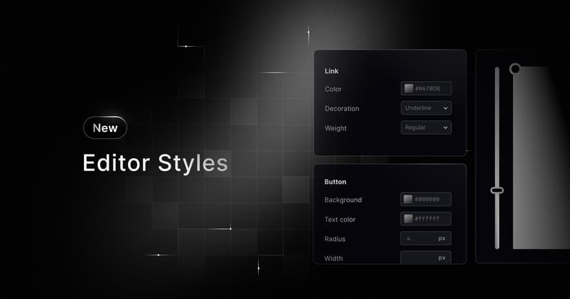 New Editor Styles